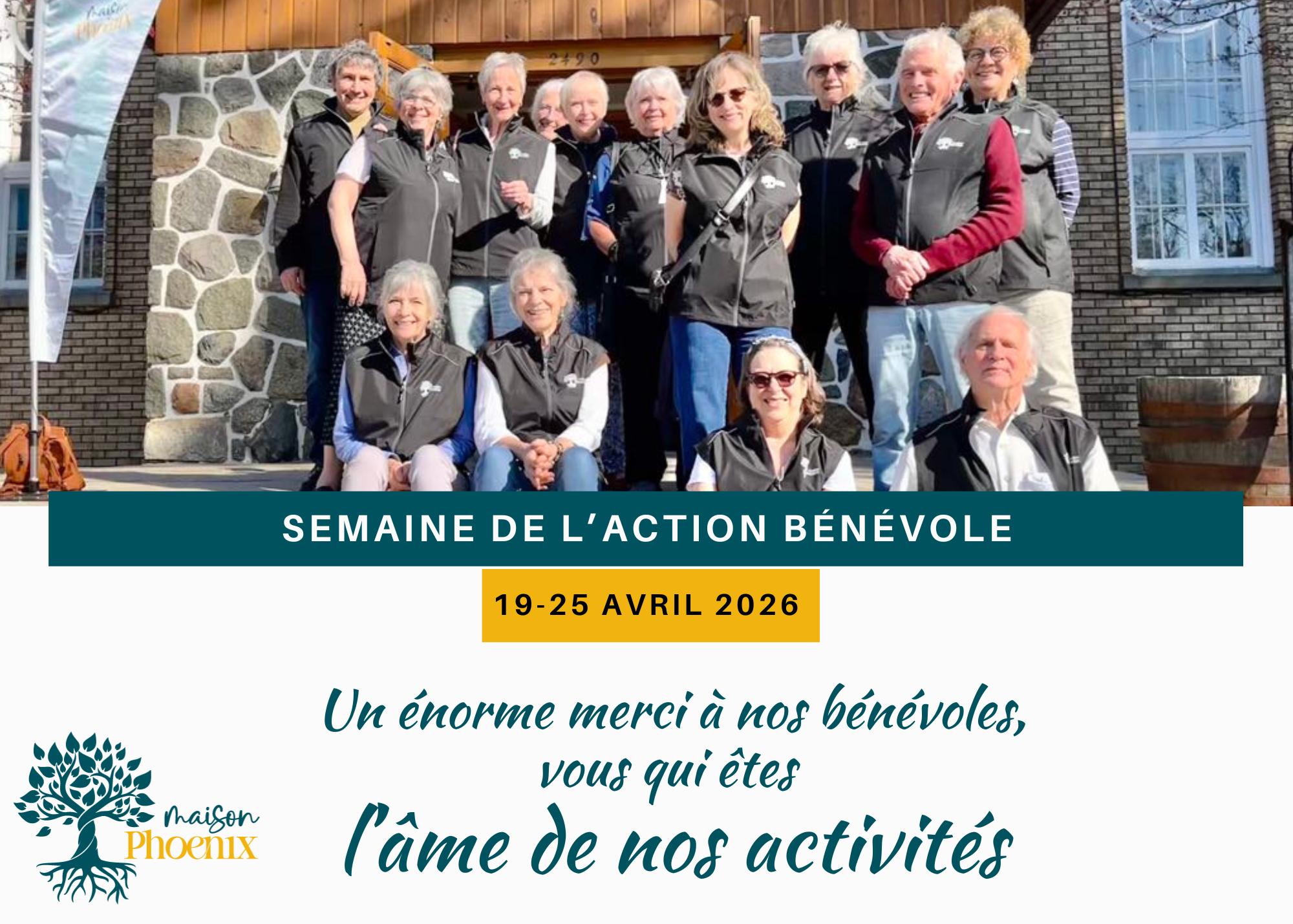 Semaine de l'action bénévole : hommage à des personnes en or!